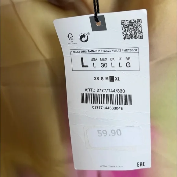 ZARA Tie Dye Midi Slip Dress (2022). NEW with tag. - Picture 5 of 10
